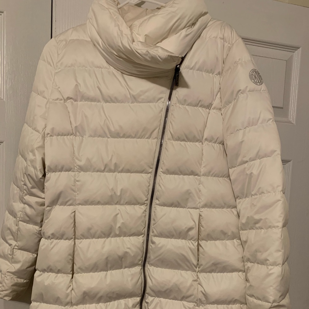 DKNY packable hood down coat
